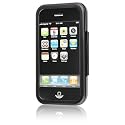 Apple 3G iPhone/ iPhone 3GS Black Aluminum Metal Hard Case with Detachable Belt Clip