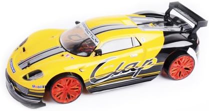 1:10 Scale R/C Series High Speed Radio RC Drift Racing Car (4 channels) with rechargeable NIMH Batteries and Red & Blue Flashing Lights 887-17 (Ready To Run)