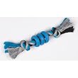 Dog Toy - Grriggles Rope with Rubber Rings Dog Toy - Blue