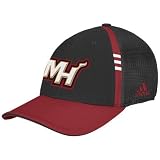 adidas Miami Heat Black On-Court Flex Fit Hat
