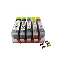 5 pack NDTM Brand Dinsink: HP 564 564XL Refillable ink Cartridges with chips