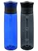 Contigo Autoseal Madison Water Bottle, 24 Ounce, Blue & Charcoal (2 Pack)