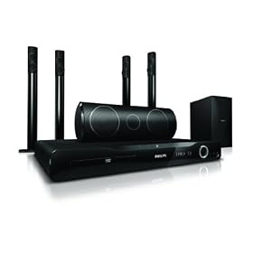 Philips - HTS5550 - Home cin�ma 5.1 - DivX - HDMI - 1200 W RMS - USB - Noir