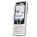Reusable Transparent LCD Screen Protector for Nokia 6300, 99% UV protection by Eforcity