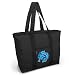 DOLPHIN Tote Bag Black Deluxe Dolphins - For Travel or Beach Best Unique Gift Ideas for Her, Women, or Ladies
