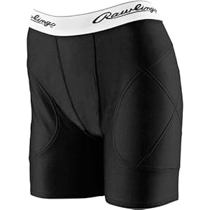 Rawlings Women's Sliding Shorts, Black, XS