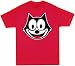 Search : Felix the Cat Glow in the Dark Red T-shirt Tee