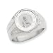 Sterling Silver Sacred Heart of Jesus Ring