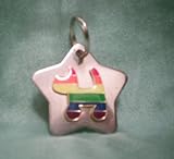 Rainbow Dog Collar Charm