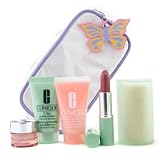 Travel Set: Scrub 30ml + Facial Soap 50g + Moisture Surge 30ml + Eye Cream 7ml + Lipstick + Bag