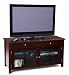 TV Stand with Drawers and Shelves in Espresso Finish