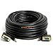 Cmple - VGA Cable Male to Male with 3.5mm Aux Audio Monitor SVGA PC 15 Pin Cord 50 Feet
