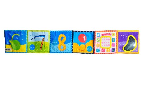 Better Choice Colorful Crib Bumper, Numbers