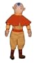 12" Aang Plush Bendable Poseable Doll Toy From Avatar the Last Airbender