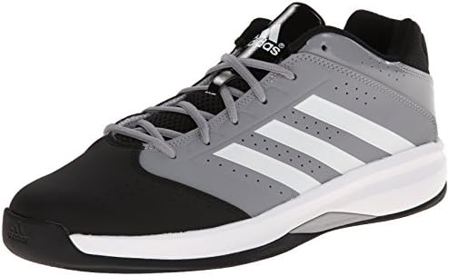 adidas Performance Men's Isolation 2 Low Performance Basketball,Light Onix/White/Black,8.5 M US