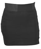 Plus Size Short Black Skirt