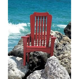 Hatteras Adirondack Chair by Uwharrie - 031 Twilight Blue by