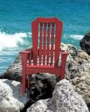 garden and patio furnitures item: Hatteras Adirondack Chair by Uwharrie - 000 Natural
