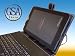 GSAstore â„¢ - Toshiba Thrive Leather Case with Built-in USB Keyboard and Kick Stand - Custom Design