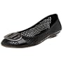 Franco Sarto Women's Asante Flat,Black Veg,7.5 M US