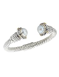 Greg Anthony Bali 18K & Silver Mabe Pearl Bracelet