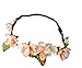 Shop4(TM)Lady's Floral Elastic Headpieces,Headband-Orange and White Flowers (A 314-019)