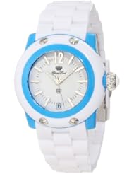 Glam Rock Womens GD4001 Miss Miami Beach White Dial White Resin Watch
