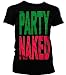 All Products : Party Naked Juniors Girls T-shirt, Neon Big Statement Juniors Shirts