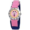 Disney Kids' D033S503 Minnie Mouse Time Teacher Pink Velcro Watch