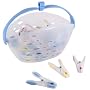 MTM Industries 88339 Soft-Grip Clothes Pins With Carrier Basket