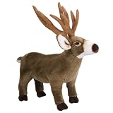 16 Standing Mule Deer Plush Stuffed Animal Toy