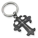Chisel Brand Cross Keychain