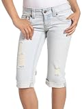 Hydraulic Juniors' Cuffed Cropped Jean