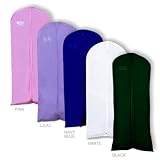 from HANGERWORLD 5 BREATHABLE DRESS COVERS GARMENT CLOTHES SUIT BAG ZIP 60