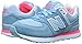New Balance KL574P Core Plus Running Shoe (Little Kid)