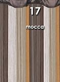 Fadenvorhang mocca-bunt 140 breit x 250 cm hoch