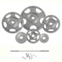 Hampton Olympic Grip Plate 300 lb. International Set