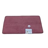 UPC 617561104995 product image for Tranquility Luxurious Memory Foam Pink Bath Mat Skid Resistant Throw Rug 20x32 | upcitemdb.com