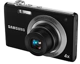 Samsung ST60 Digitalkamera  (12 Megapixel, 4-fach opt. Zoom, 6,86 cm (2,7 Zoll) TFT-LCD, Bildstabilisierung) schwarz