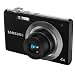 Samsung ST60 Digitalkamera  (12 Megapixel, 4-fach opt. Zoom, 6,86 cm (2,7 Zoll) TFT-LCD, Bildstabilisierung) schwarz