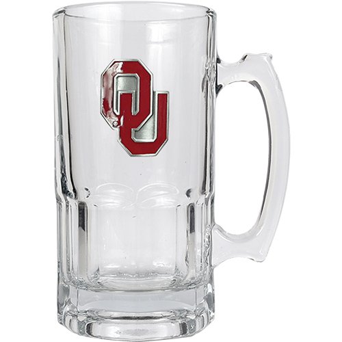 Oklahoma Sooners 1 Liter Glass Mug