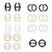 Cosmos ® 18 Pcs 3 Shapes Bra Strap Back Clips Conceal Clips