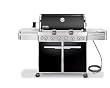 Weber 1881001 Summit E-650 Grill, Natural Gas, Black