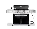 Weber 1881001 Summit E-650 Grill, Natural Gas, Black