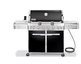 Weber 1881001 Summit E-650 Grill, Natural Gas, Black