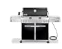 Weber 1881001 Summit E-650 Grill, Natural Gas, Black
