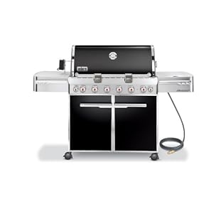 Weber 1881001 Summit E-650 Grill, Natural Gas, Black