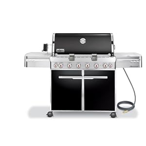 Weber 1881001 Summit E-650 Grill, Natural Gas, Black