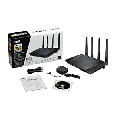 Asus AC2400 RT AC87U Dual-Band Wireless Gigabit Router (Black)