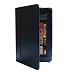 amCase(TM) Classic Leather Case and Stand for Kindle Fire, Black
